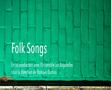 Folk Songs au Regard du Cygne